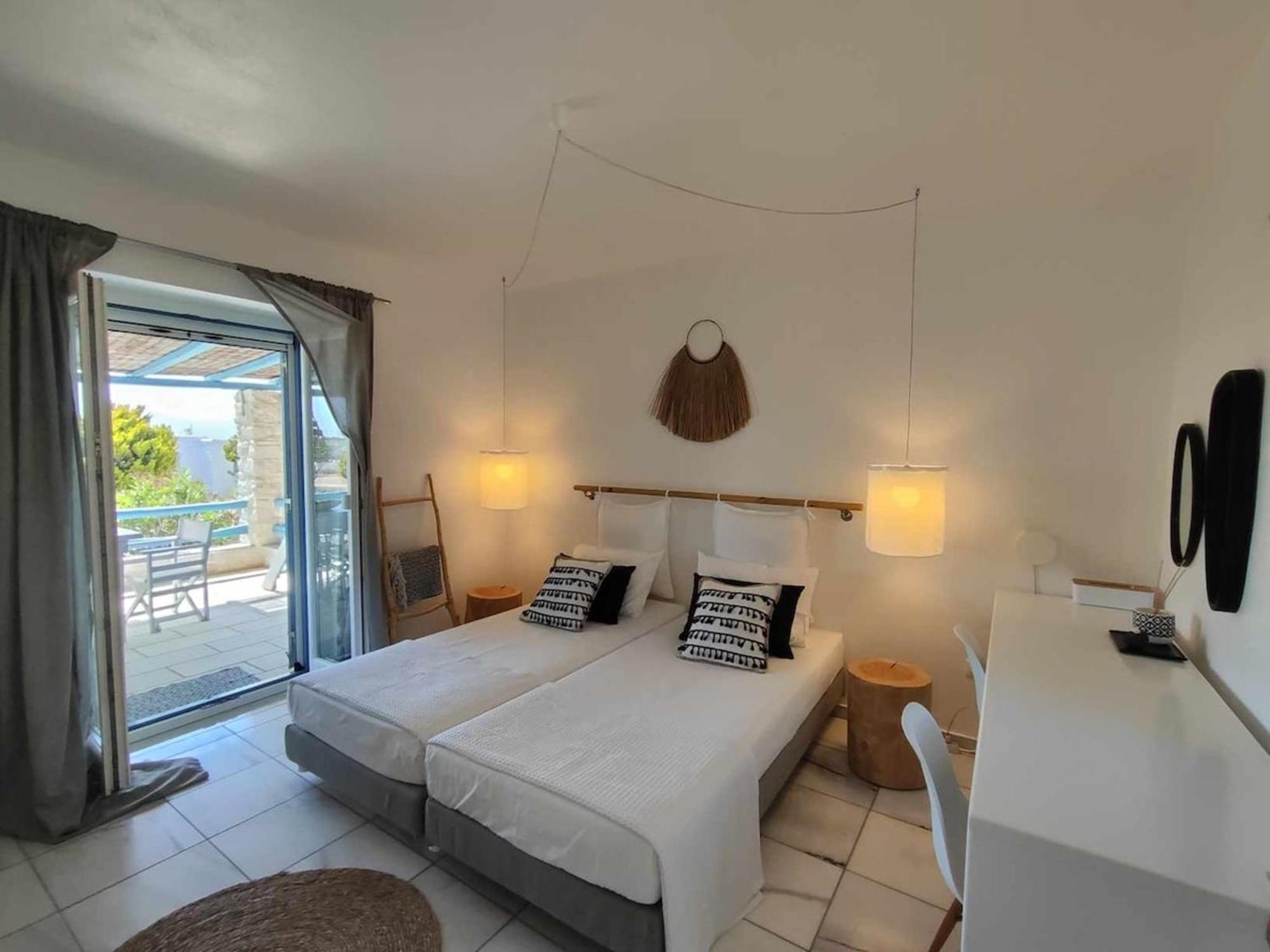 Island Magic - Seaview Villa With Jacuzzi Pool Ampelas Exterior foto